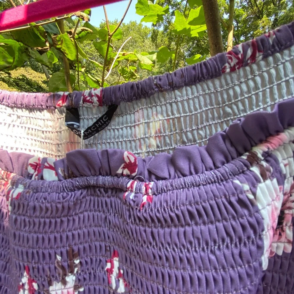 BloomChic Purple Floral Dress Size 22 - Picture 8 of 9